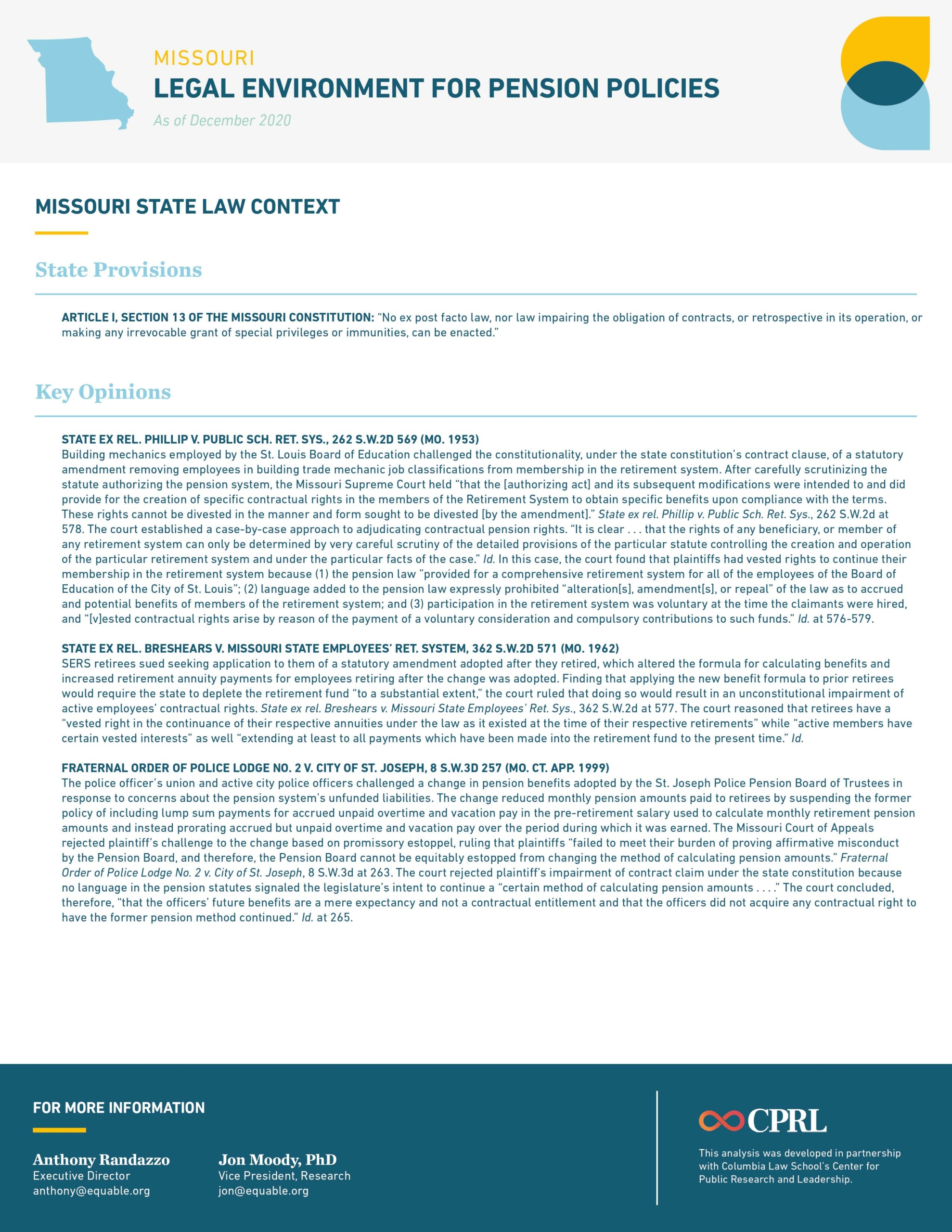 Missouri Pension Laws Infographic - Page 2