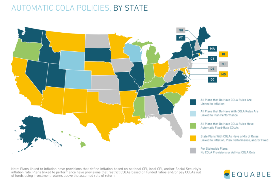 the united states of america color coded by automatic colas by state