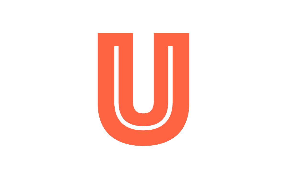 The Teacher Retirement U icon: a large orange letter U.
