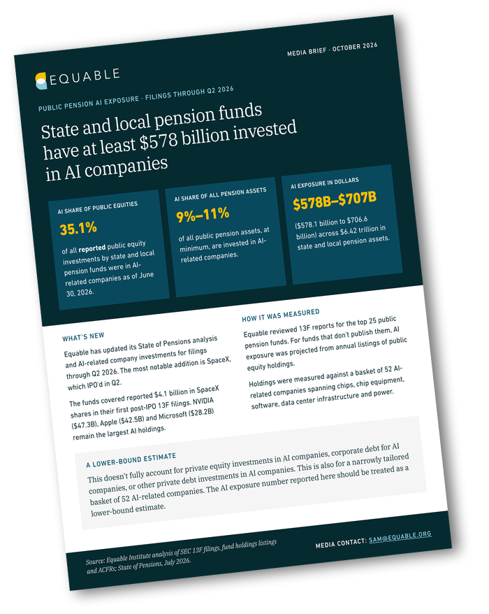 Media brief: Public Pension AI Exposure